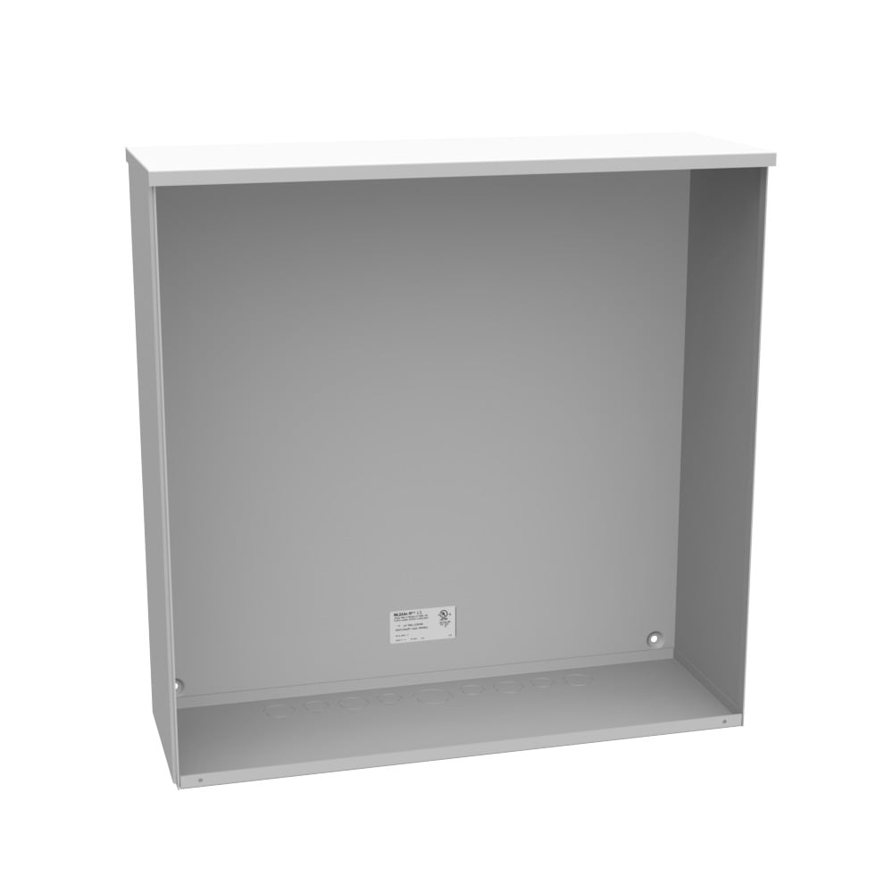 24x8x24 Screw Cover Type 3R UL Listed Stel Knockouts ANSI 61 Gray Quad D Knockout for Lock Emboss Mounting Holes in Back