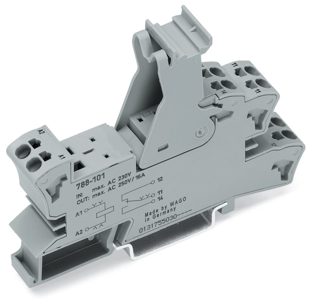 788-103 788, 0.34 to 2.5 mm Fine Stranded Conductor, 60 Hz, 300 V, Gray
