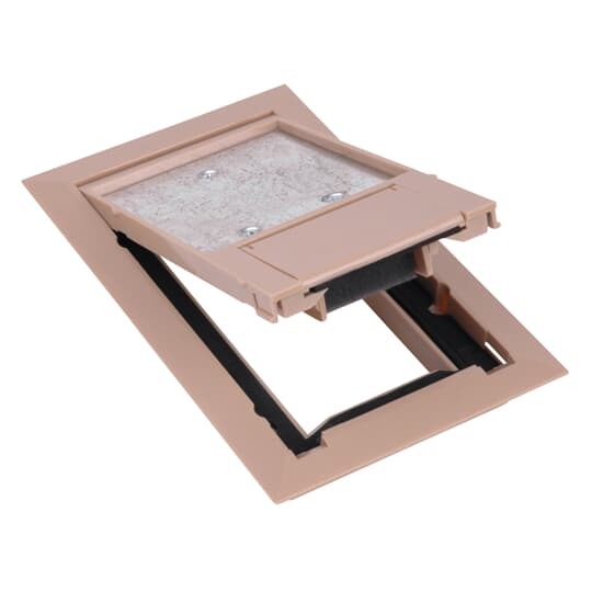 664-CST-SW-BGE Steel City Non-Metallic Floor Box Cover, 8-1/8 in L x 5-1/8 in W, Polycarbonate