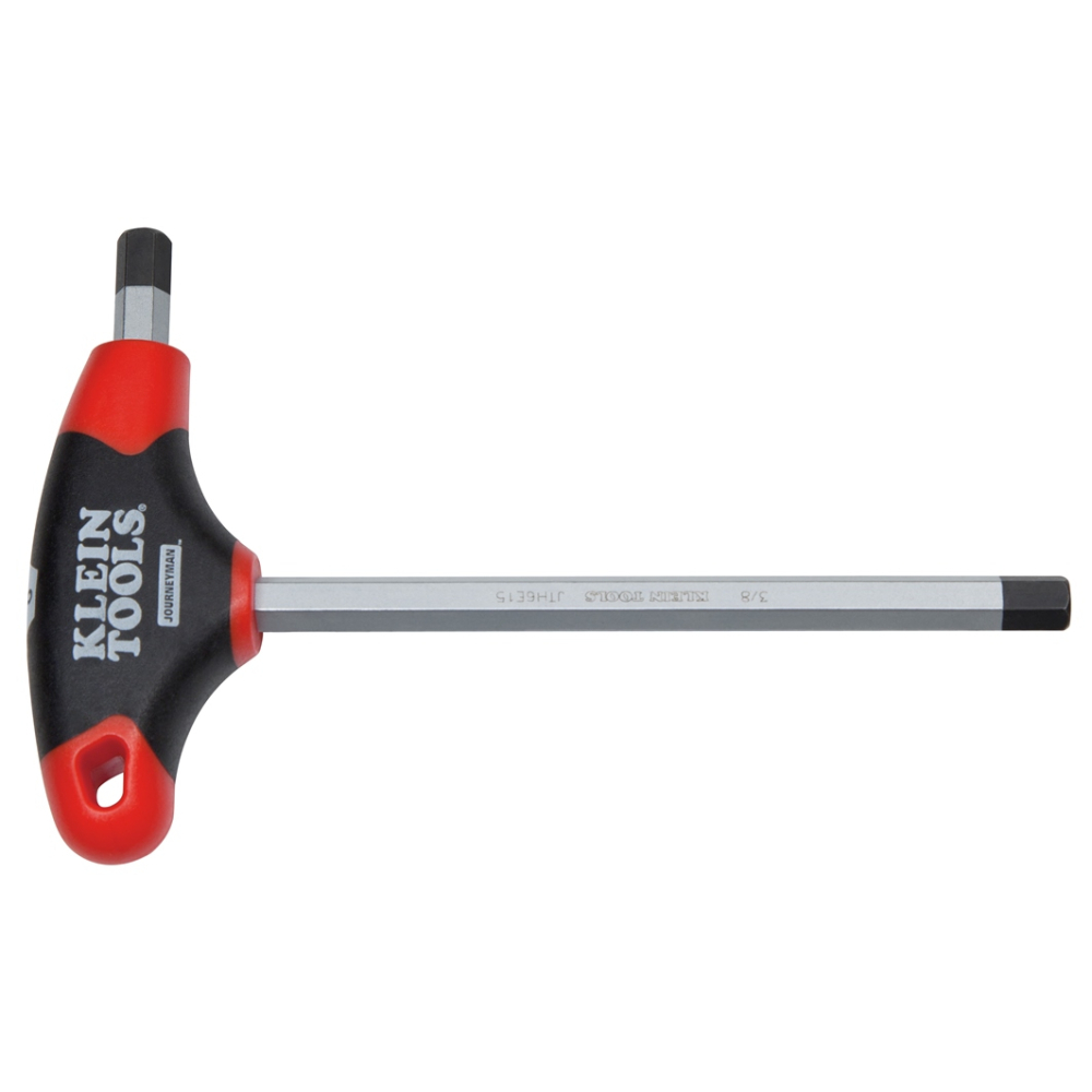 JTH9E13 Journeyman Hex Key, 1/4 in Hex, T-Handle Grip Handle, Steel