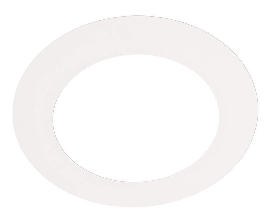 GOOFRING-DLED4 Goof Ring, For Use With DLED 4 in Retrofit Downlight, Aluminum, White
