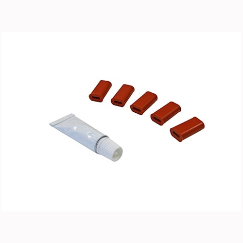 SRME Press-On End Seal Termination Kit, For Use With EasyHeat SR, HSR and TSR Heating Cable, Molded Silicone, Red
