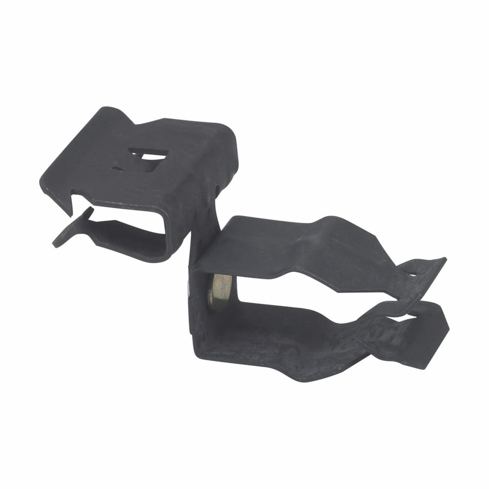 BP-8-E-2-4 Push Style Conduit to Beam Fastener, 1/2 in Conduit, 1/8 to 1/4 in THK Flange, 15 lb Load, High Carbon Steel, Zinc Phosphate
