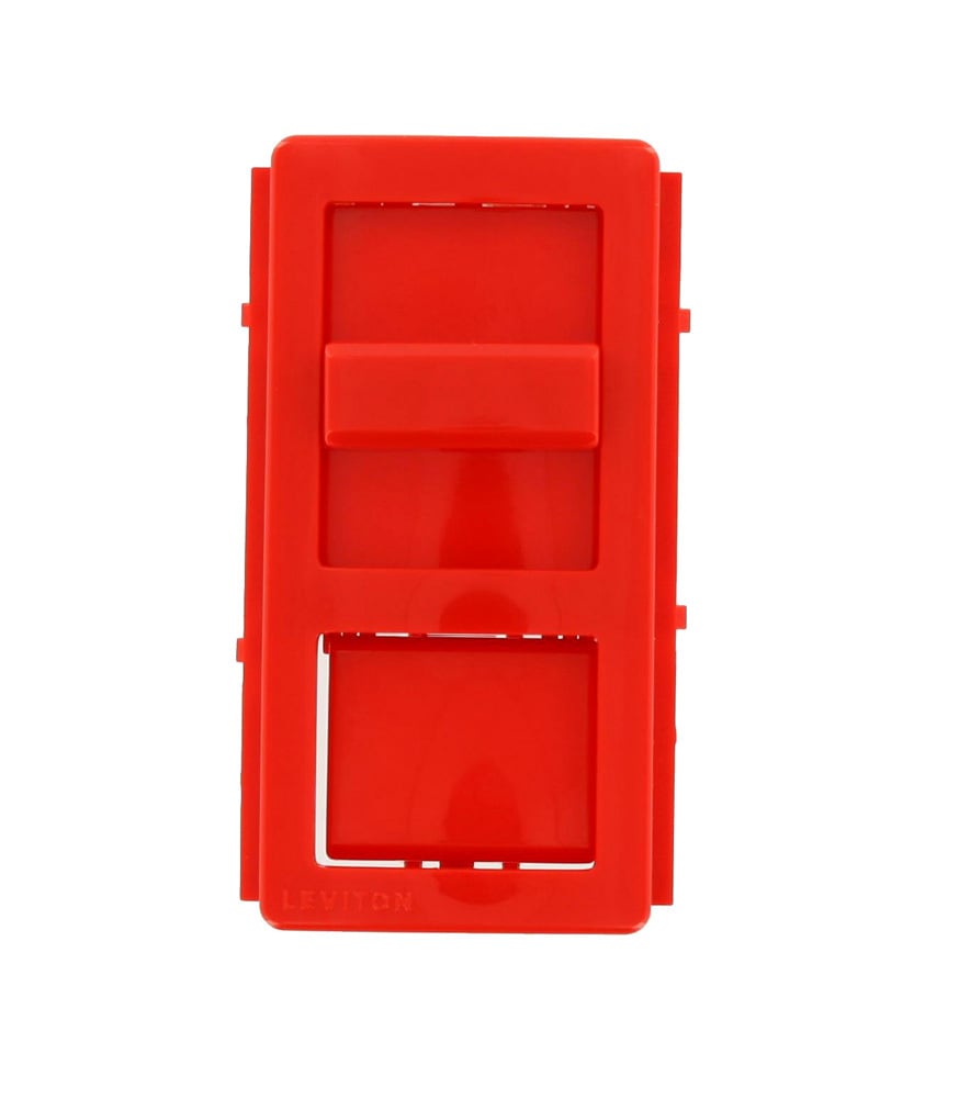 IPKIT-LNR IllumaTech Color Conversion Kit With Slider, Non-Lighted Push Button, For Use With IllumaTech Preset Slide Control Dimmer, Red
