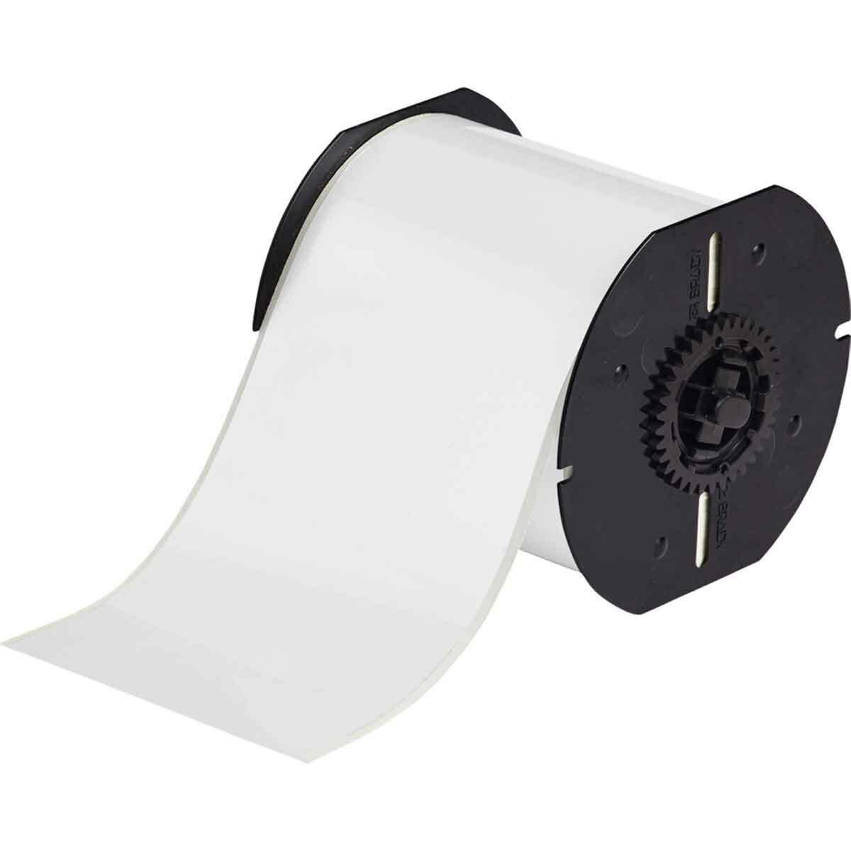 B30C-4000-595-WT B30 Thermal Transfer Vinyl Label, 4 in W, White, B-595 Vinyl