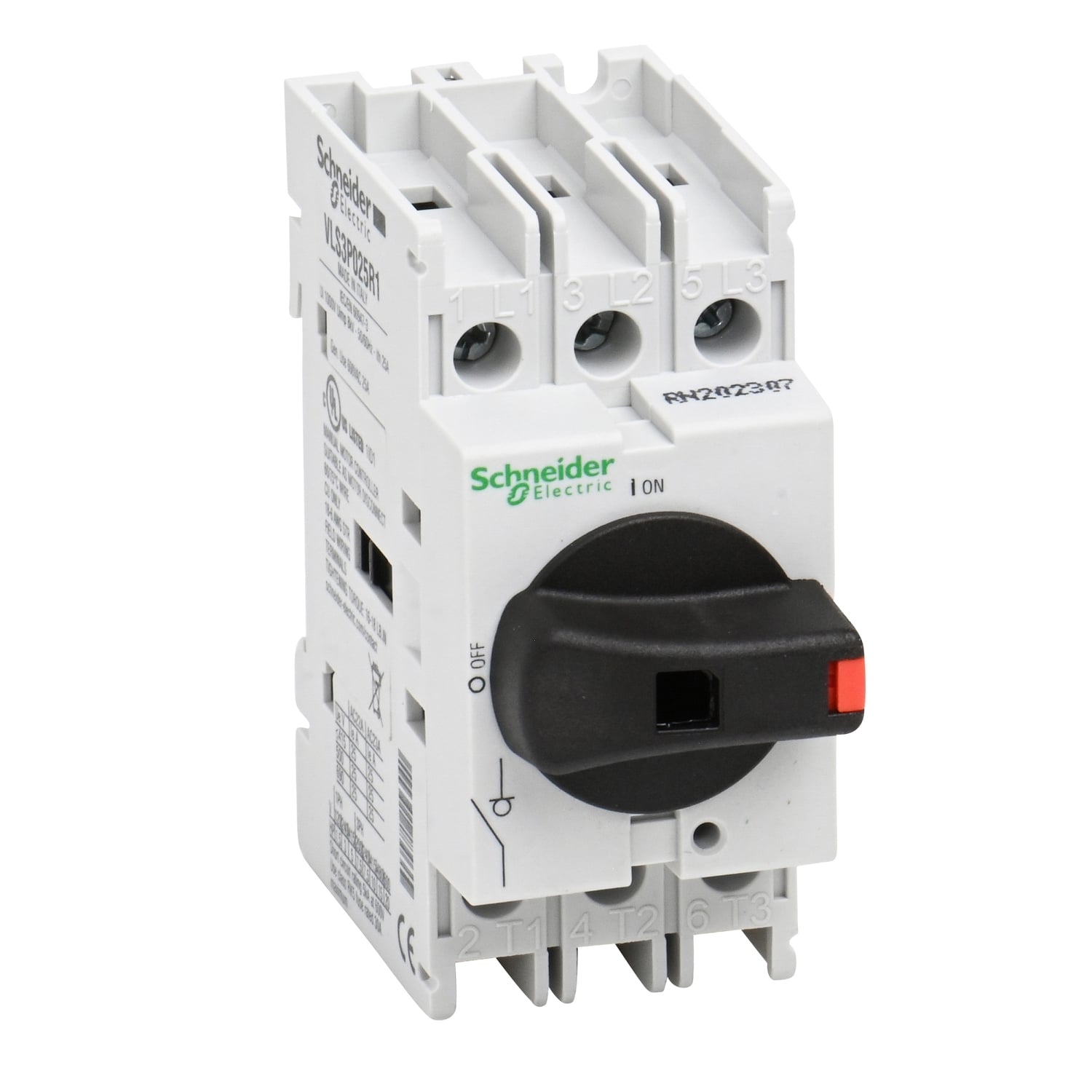 VLS3P025R1 TeSys Vario AC High Performance Switch Body Disconnector, 690 V AC, 25 A, 3NO 3 Form A Contact, 3 Poles