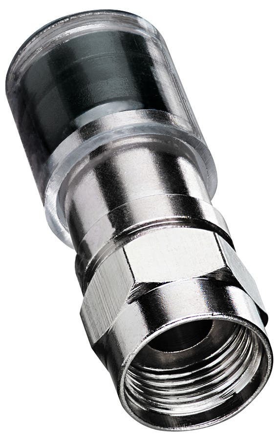 89-1545 OmniConn F Type Compression Connector, RG-6 Cable