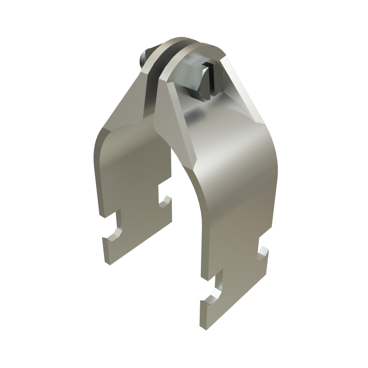 P1212-SS Universal Pipe Clamp, 3/4 in Conduit, 400 lb Load, HRPO Steel