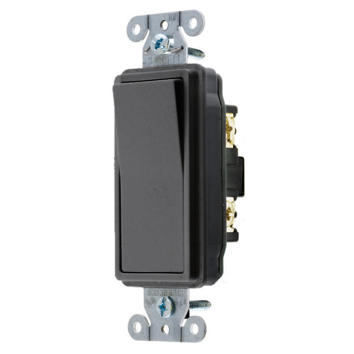 DS220BK General Purpose Standard Specification Grade AC Decorator Switch, 120/277 VAC, 20 A, 5540 W Power Rating, 2-Position Contact