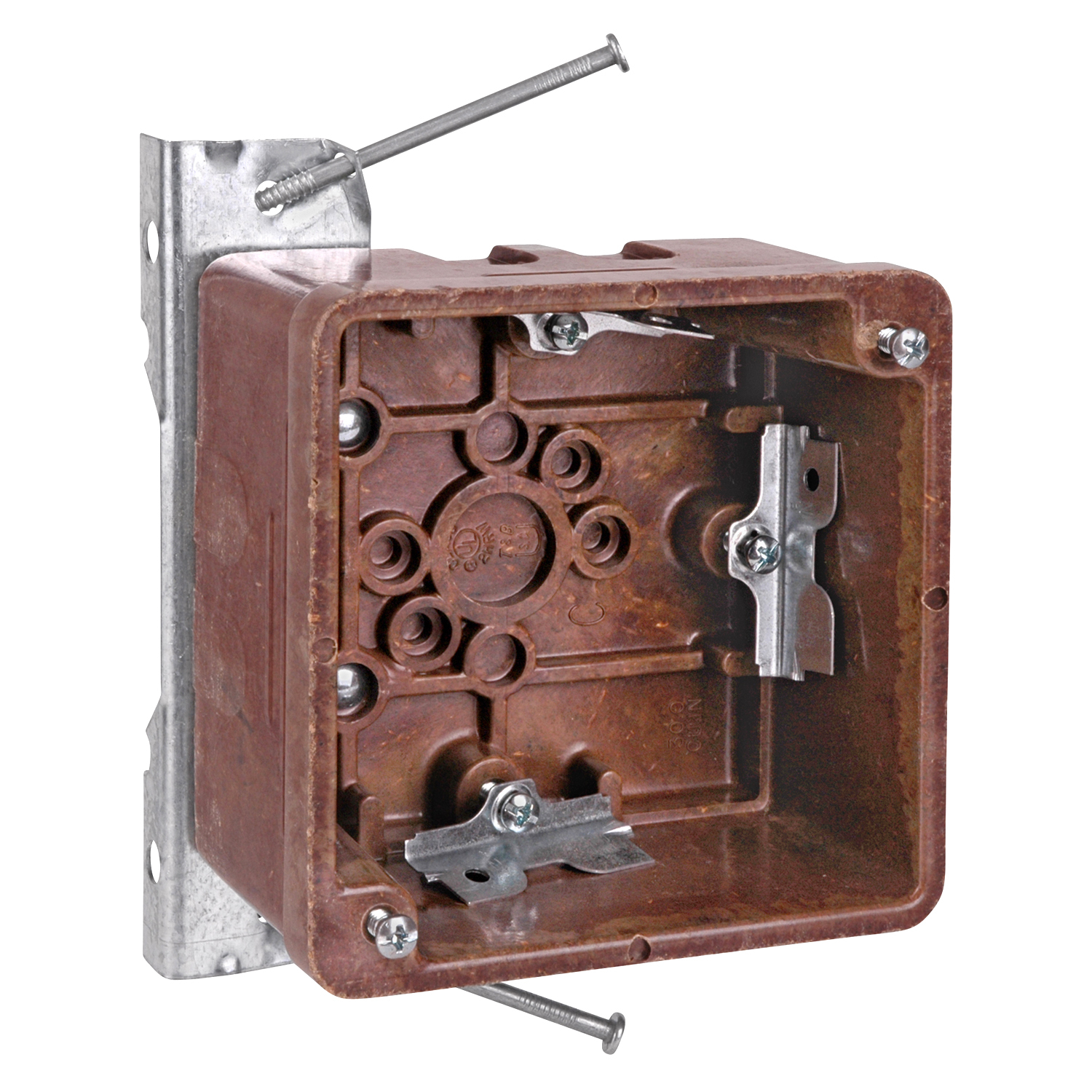 4000-N Carlon Outlet Box With High Clamp, Phenolic, 30 cu-in Capacity