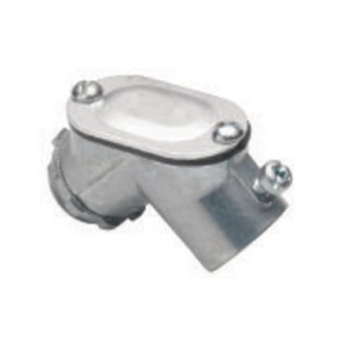 72-DCA Bridgeport Pull Elbow, 3/4 in Trade, Aluminum