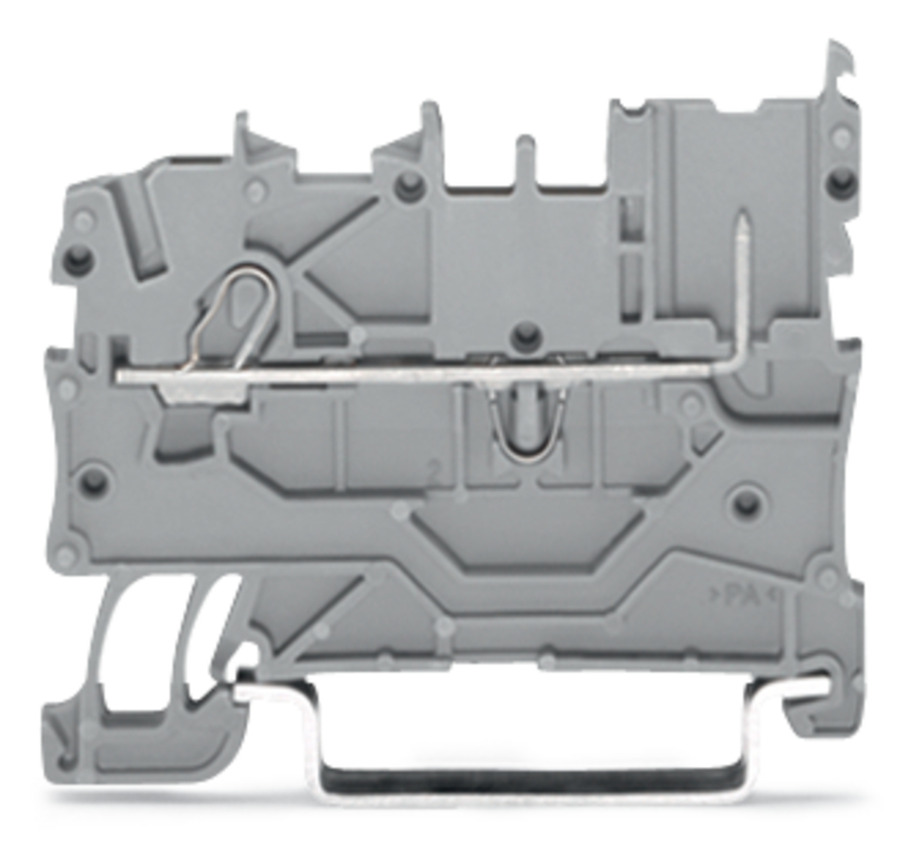 2020-1204 Operating Tool Conductor Terminal Block, 500 V, 13.5 A, 24 to 16 AWG Wire, 1 Poles, DIN Rail Mount