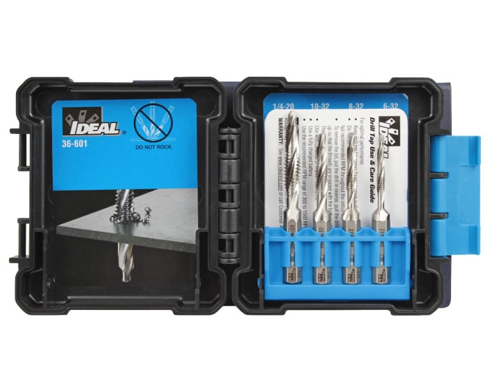 36-601 Standard Drill Taps with Smoothstart Tip, 4 piece kit