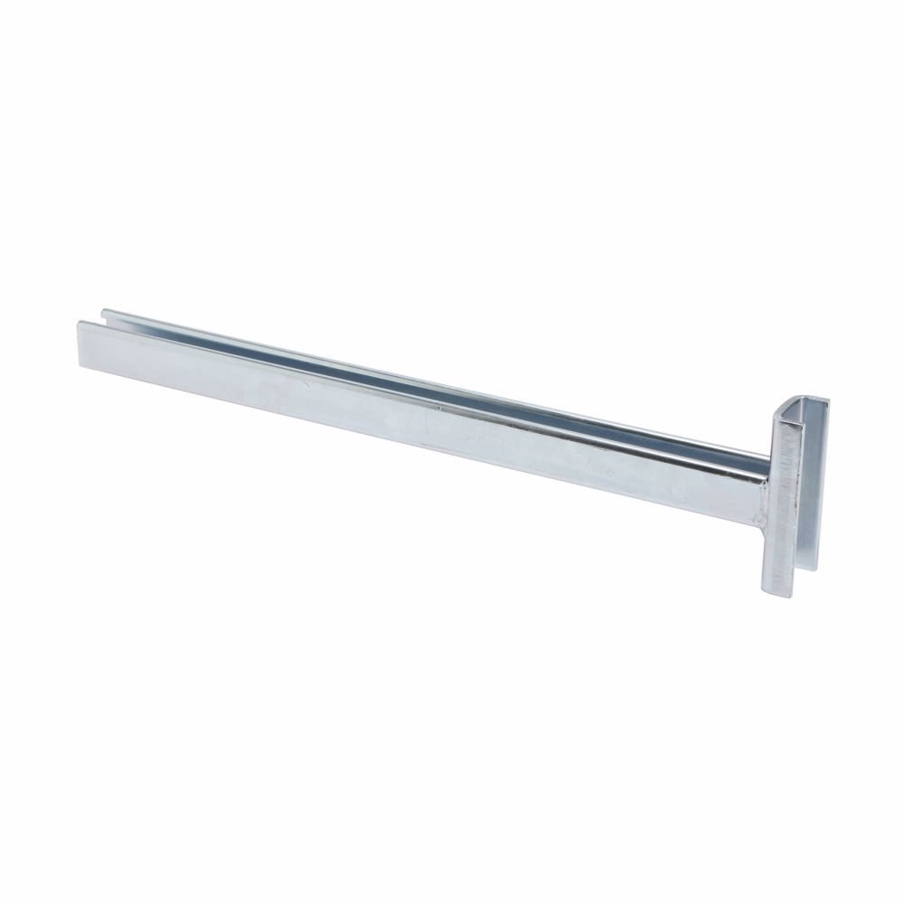 B196-24ZN Clevis Bracket, 24 in L x 1-5/8 in W x 7/32 in THK, Steel