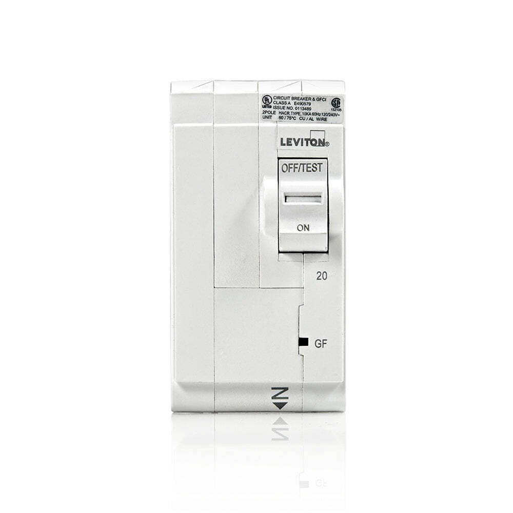 LB220-G LB Series Ground Fault Circuit Breaker, 120/240 V AC, 20 A, 2 Poles, Magnetic Trip