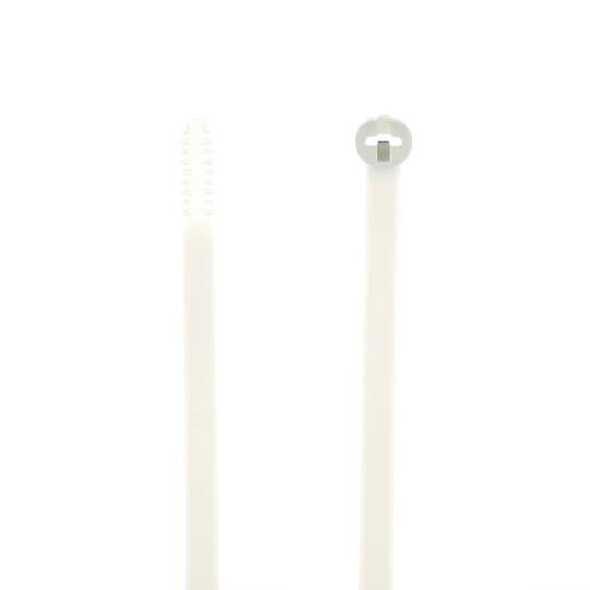 TY5272M Ty-Rap 2-Piece High Performance Standard Cable Tie, 8-3/4 in L x 0.27 in W x 0.05 in THK, Nylon/Polyamide 6.6, Natural