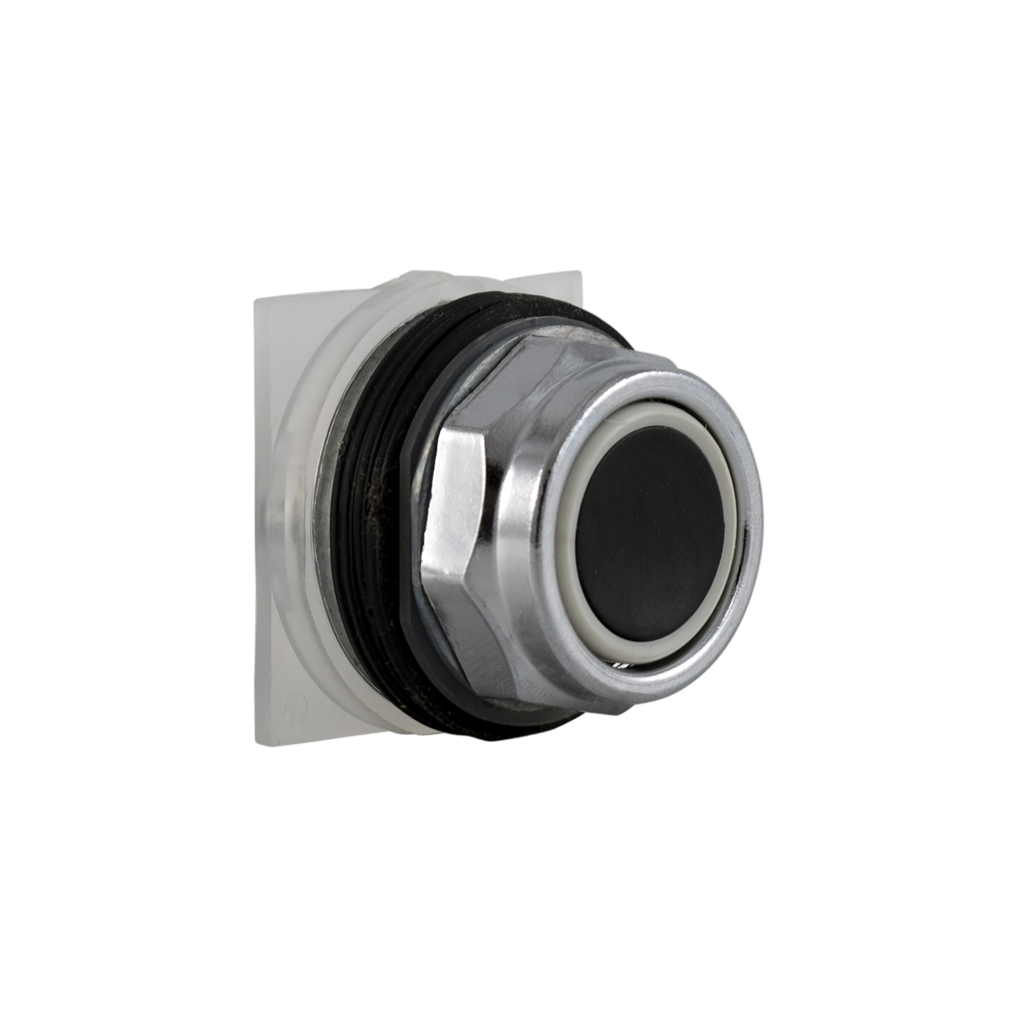 9001KR1BH2 Harmony Type K Heavy Duty Dusttight/Oiltight/Watertight Mechanically Interlocked Non-Illuminated Pushbutton, 30 mm, 2NO-2NC Contact, Slow Break Contact, Black
