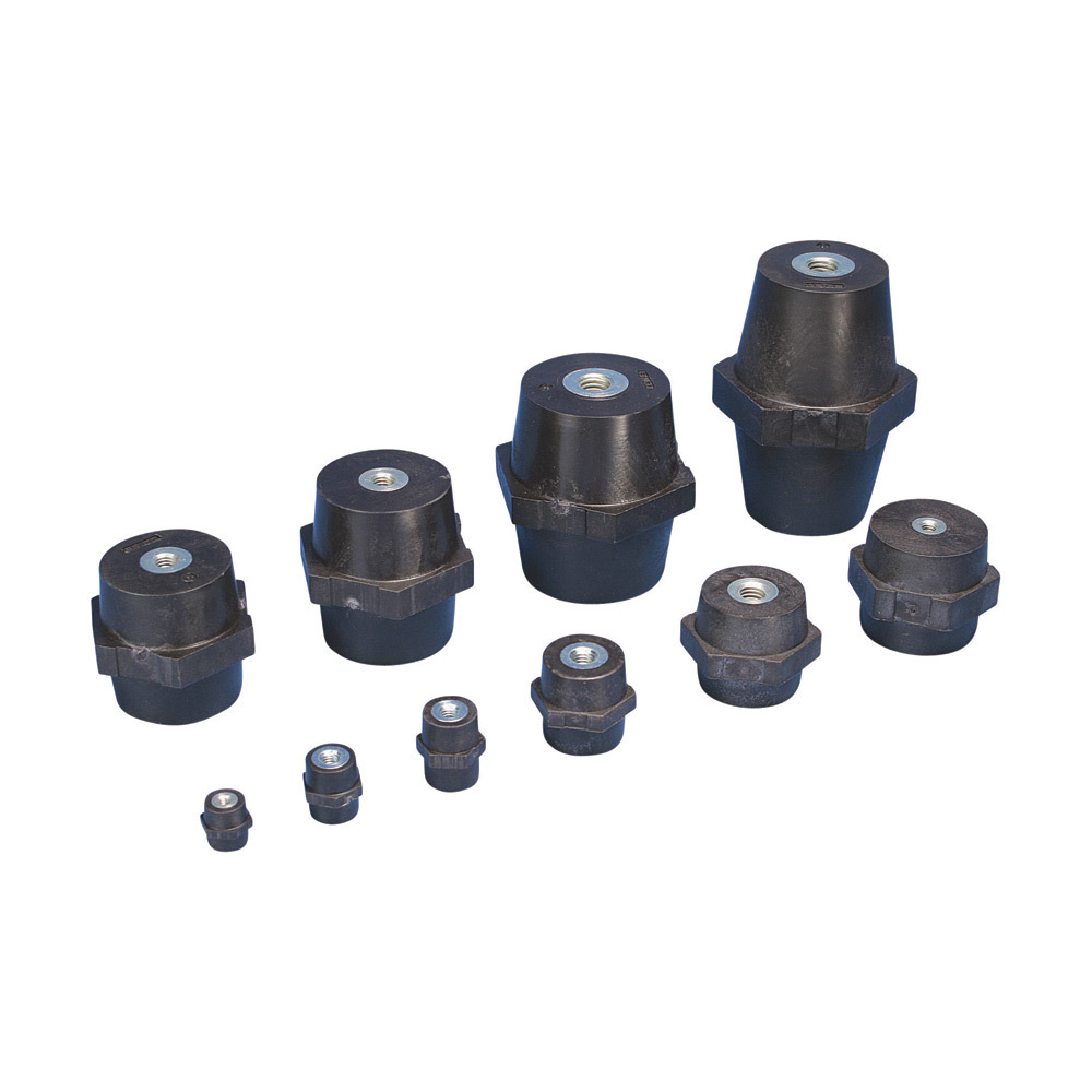 ISOTP20M6 ERI4/ISO-TP Low Voltage Insulator, 1 kV AC, M6 Thread Connection, Polyamide/Steel