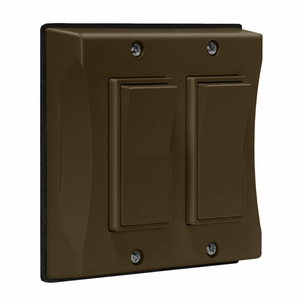 5127-2 5127 Weatherproof Cover Decorator, 4.82 in L x 4.79 in W x 1.545 in D, Weatherproof Cover, Non-Metallic