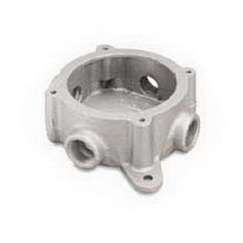 GSU100 Unilets GS Series Form 20 Conduit Outlet Box With Mounting Lugs, 1 in Hub, Malleable Iron, Triple Coated