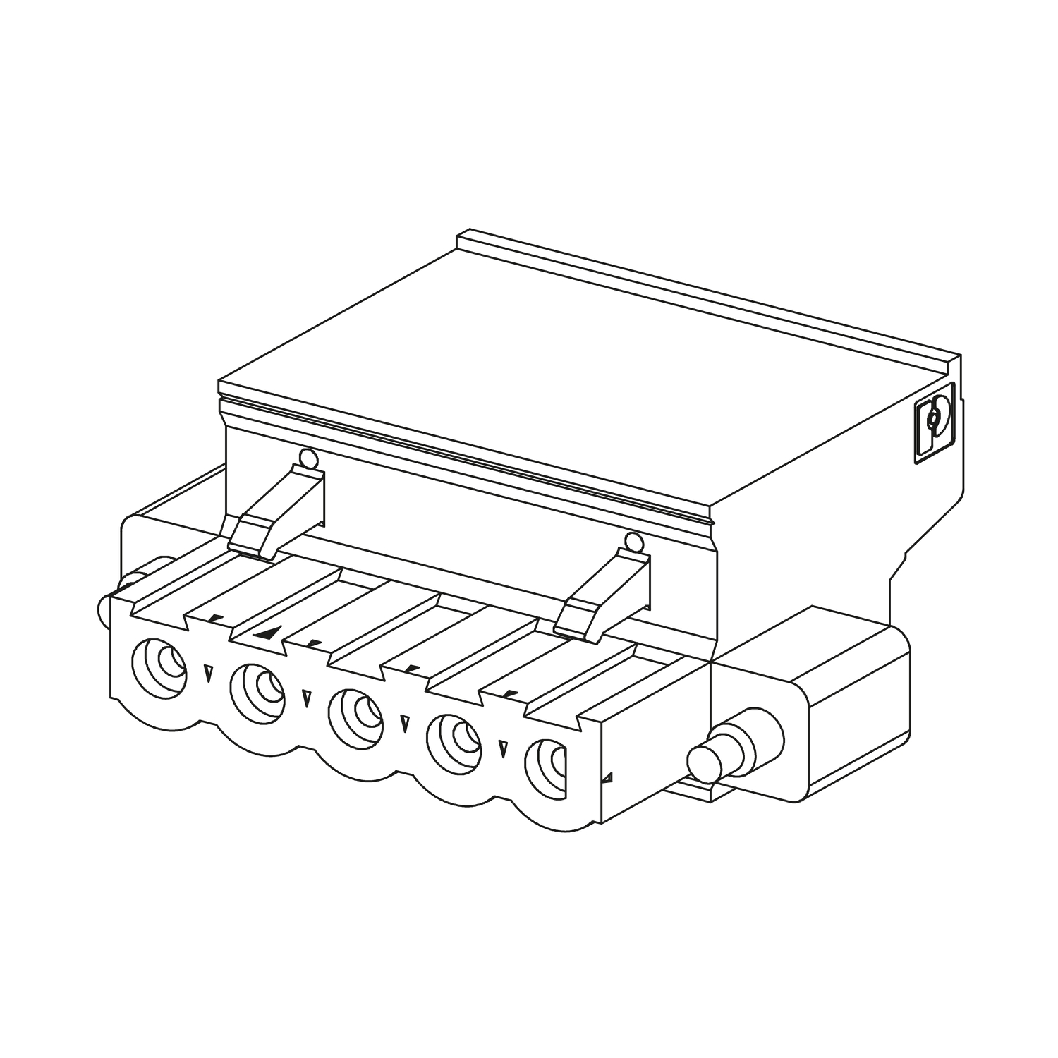 BMXXTSCPS10 Modicon Caged Removable Connector Kit, For Use With Modicon M340/X80 I/O Platform BMXCPS2010, BMXCPS3020, BMXCPS3500 and BMXCPS2000 Power Supply Module