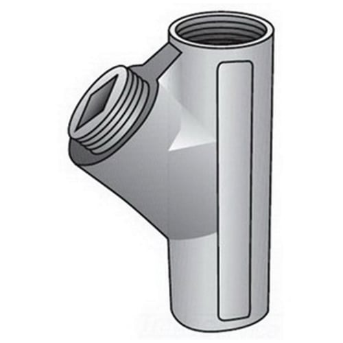 EY-150 Type EY Vertical Sealing Fitting, 1-1/2 in, For Use With IMC/Threaded Rigid Conduit, Malleable Iron, Zinc Electroplated
