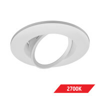 DCG621202KWH 6 in Aperture Dimmable Recessed LED Downlight, LED Lamp, 10.4 W Fixture, 120 V AC, Polymer Housing