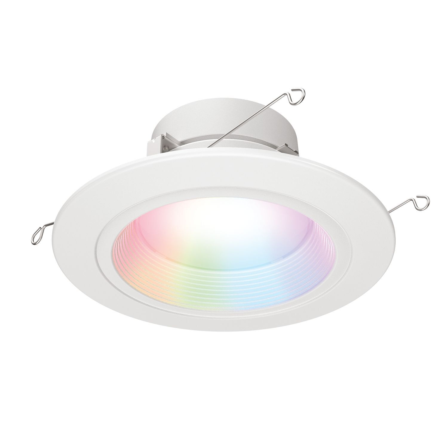 RL56069WZRGBWWHR Halo RL Retrofit Module-Trim, 7.26 in Dia Inside, LED Lamp, For Use With Compatible Recessed Housings