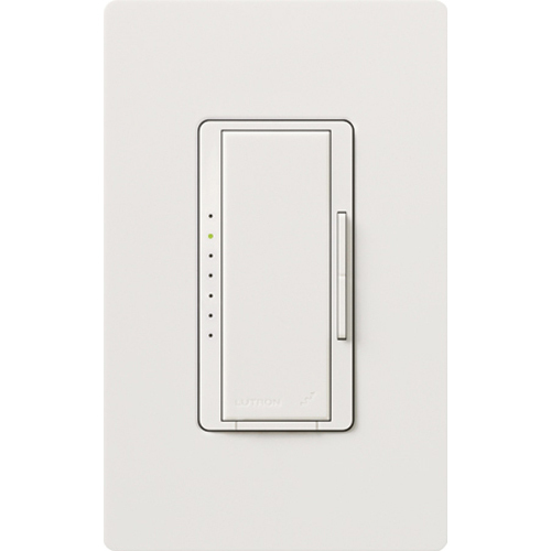 RRD-F6AN-DV-SW Maestro RF 3-Wire Dimmer for Ballasts and LED Drivers for RA2 Select or RA3 Systems, 6 Amp, 120-277V, Neutral Required, Snow