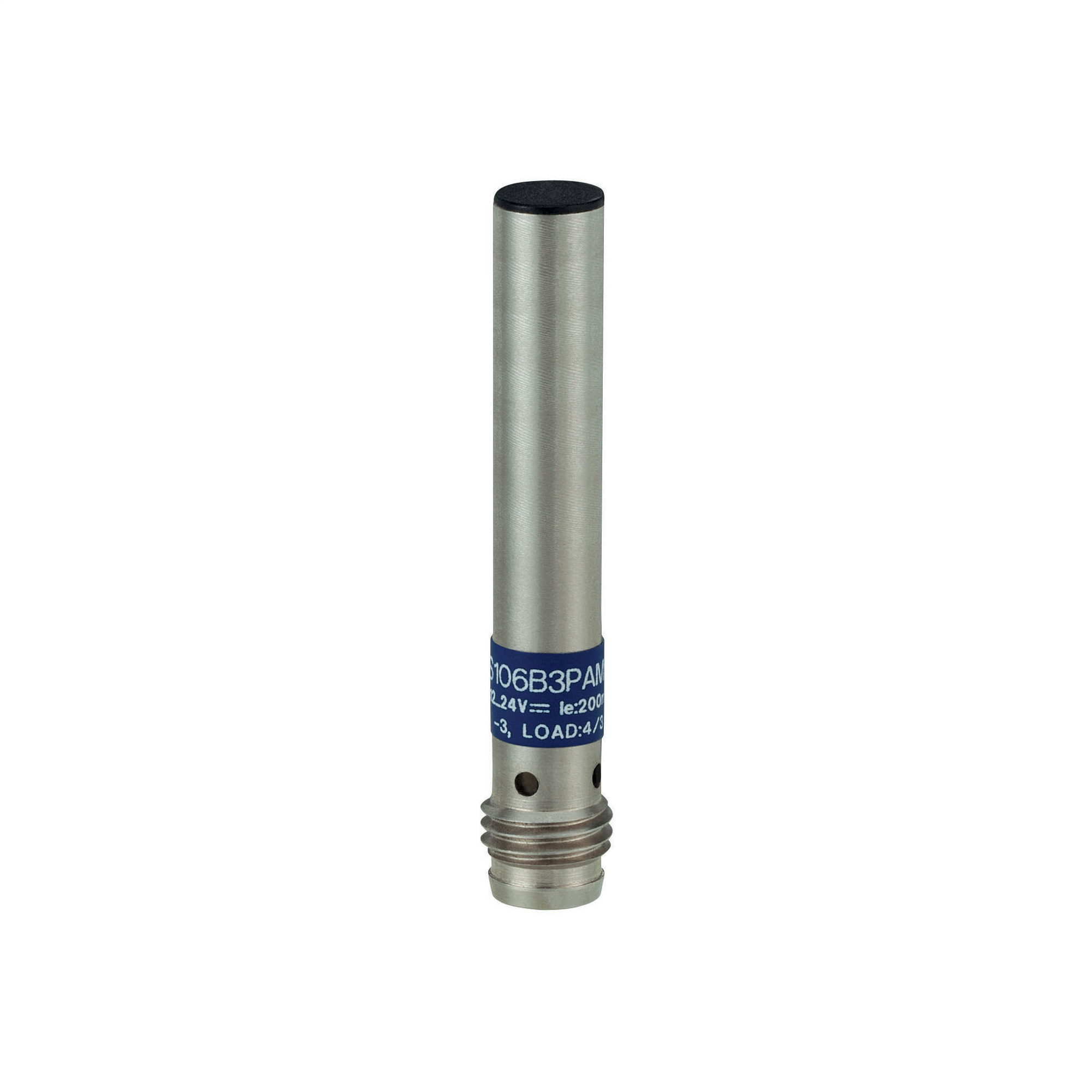 XS1L06PA340S OsiSense XS1 Series Cylindrical Fixed Form Proximity Sensor, Inductive, PNP/Discrete Output, 1NO Contact, 12 to 24 VDC
