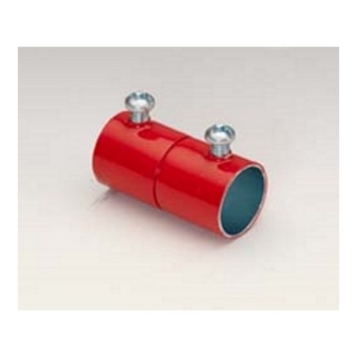 243-SR Bridgeport Non-Insulated Set Screw Coupling, 1-1/4 in, For Use With EMT Conduit, Steel, Powder Coated
