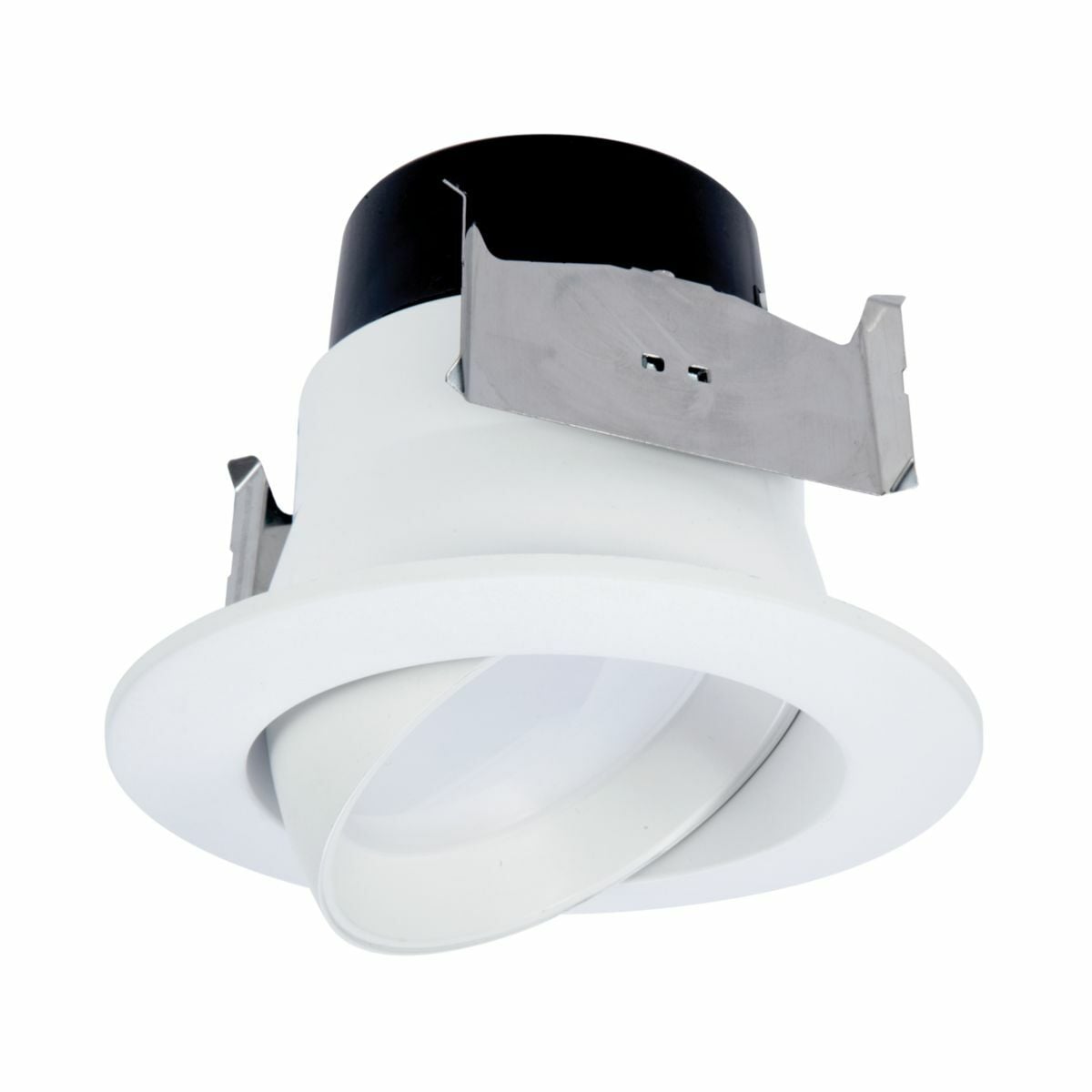 LA4069351EWH Halo 4 in Aperture All Purpose Integrated Retrofit Downlight, 120 V AC, Aluminum/Steel Housing