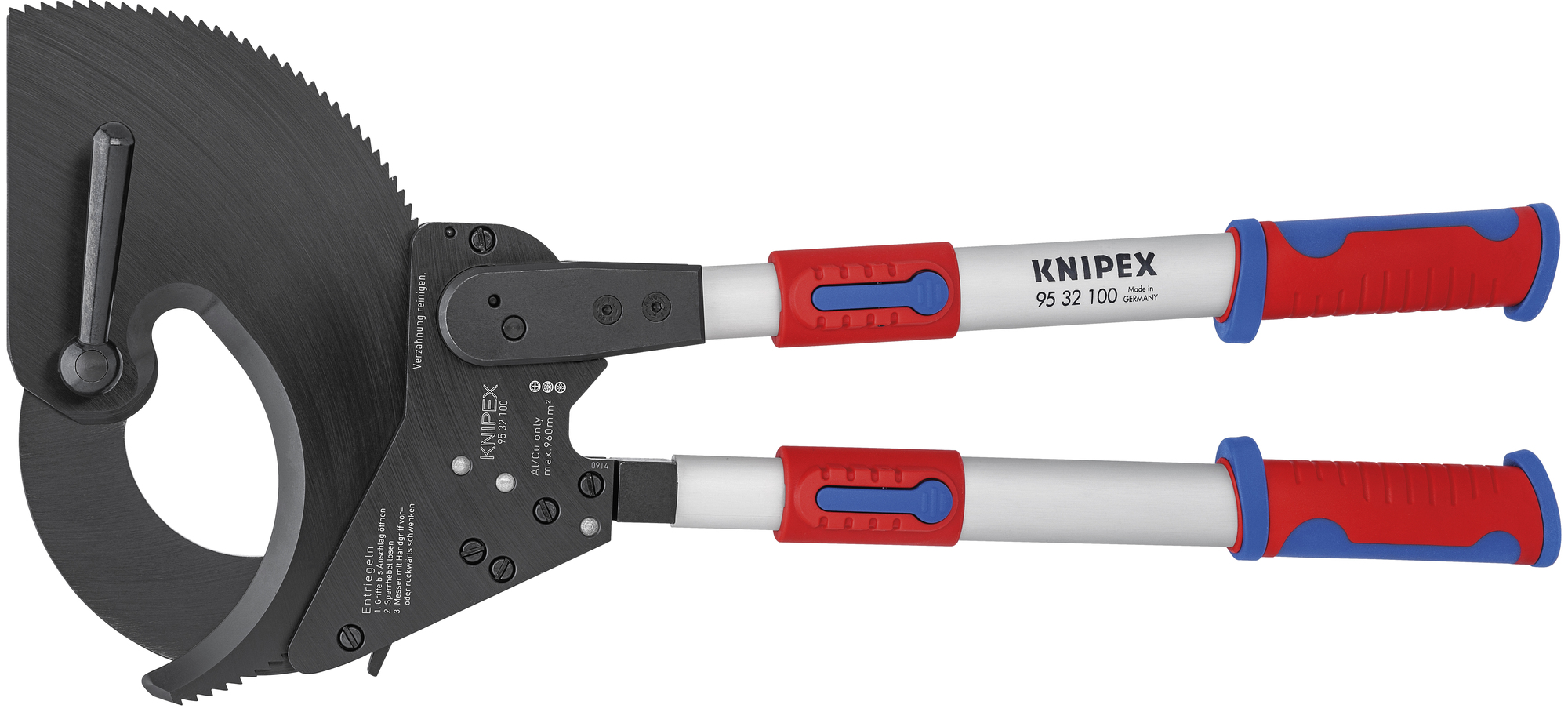 Ratcheting Cable Cutters-Telescopic Handles, 29 3/4 in., Multi-Component