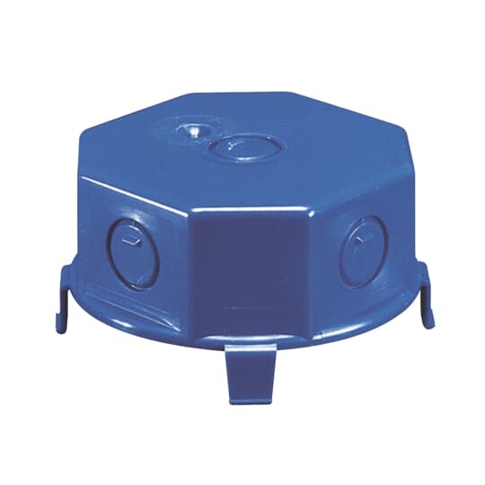 A864E Carlon Round ENT Mud Box Cover With 3/4 in Knockouts, 3/4 in, PVC