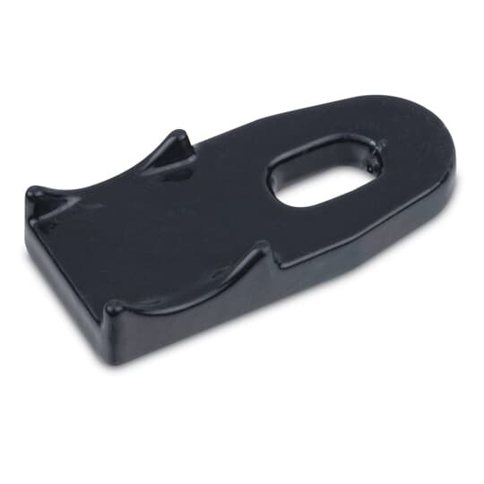 CB1/2-G Ocal Clamp Back Spacer, 1/2 in, For Use With 1-Hole Pipe Strap, Iron, PVC Coated