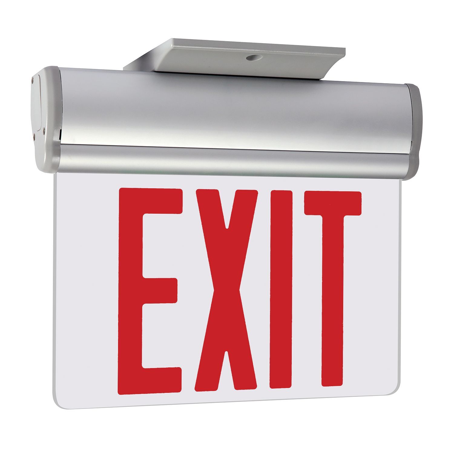 SCX70R Sure-Lites SCX Universal Exit Sign, LED Lamp, 3.14 W Fixture, 120, 277 V, White Housing, EXIT Legend
