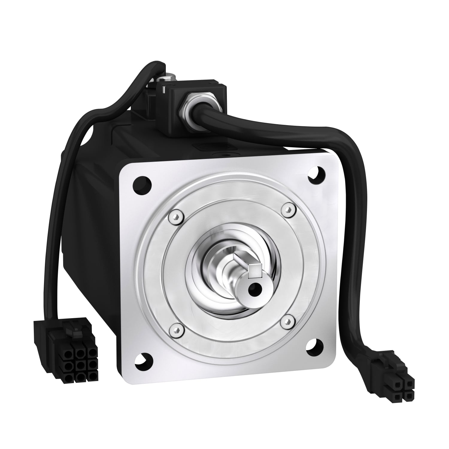BCH2HF0733CA5C Lexium 1 or 3-Phase Singleturn Keyed Shaft End Natural Convection Servo Motor With Key, Oil Seal, 1 hp, 220 V, 13.23 A, 5000 rpm Speed, Flange Mount