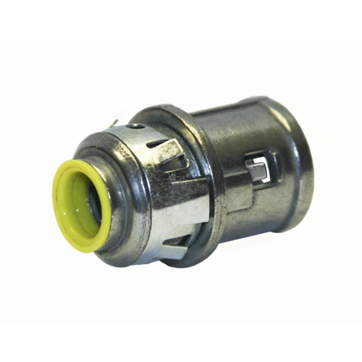38RAC Armored Cable Connector, 3/8 in Trade, 1/2 in Knockout, 0.402 to 0.61 in Cable Openings, Die Cast Zinc