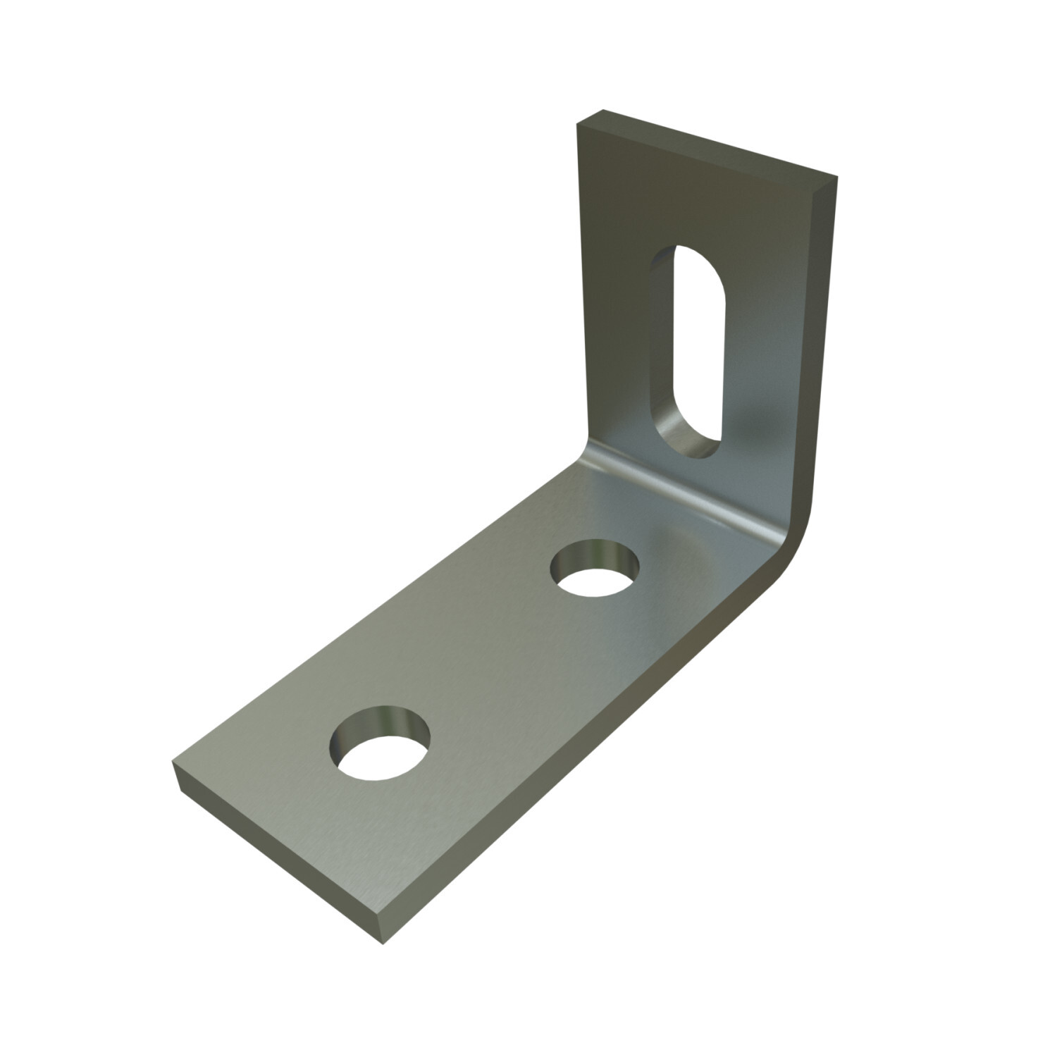 P1747-EG 90 deg Angle Fitting, 2 Holes, 1-5/8 in W x 1/4 in THK, HRPO Steel