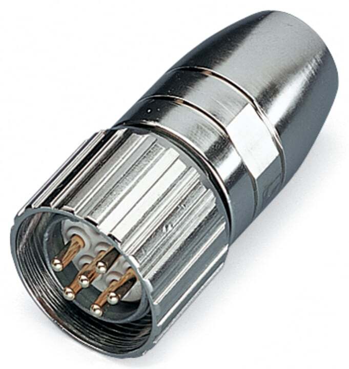 756-9601/060-000 6-Pole Accessory, M23 End Connection