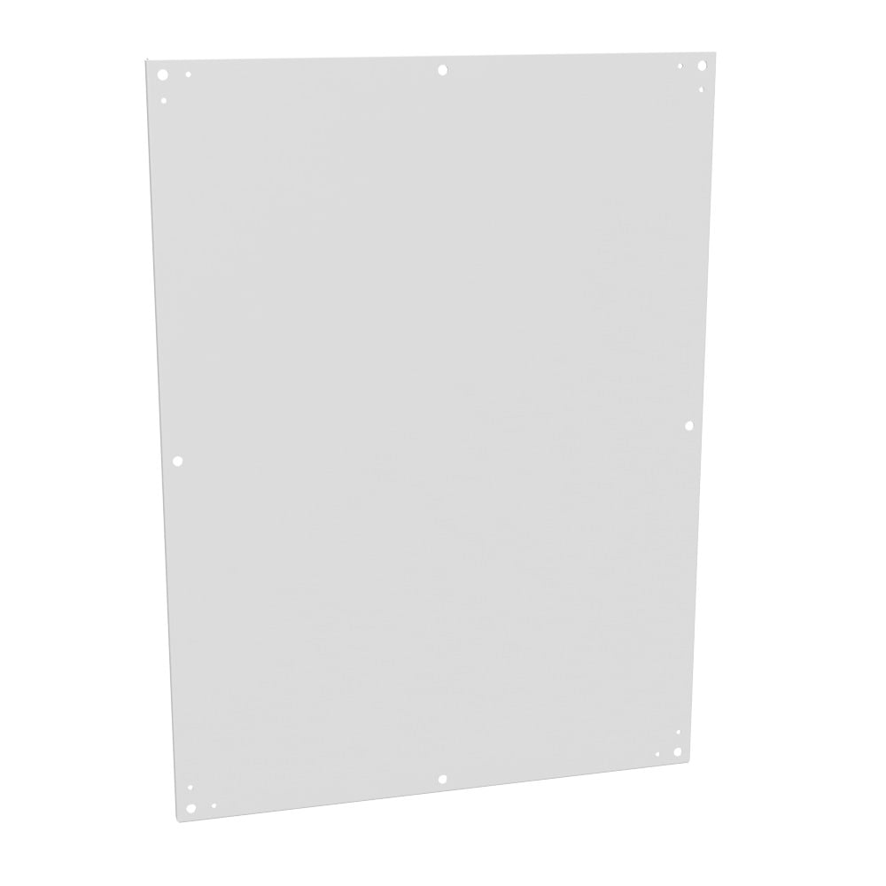 Back Panel Non UL Listed 48x36 Hinge Cover White Steel