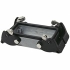 Pos-E-Kon Connector, Base Panel Mount, For 24 pole socket with end locking levers.