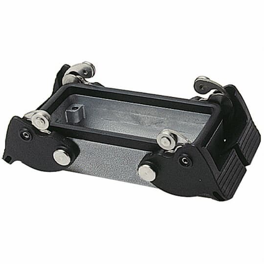 PB124 Pos-E-Kon Double Lever Locking Panel Base, Rear, Panel Mount, Die Cast Aluminum