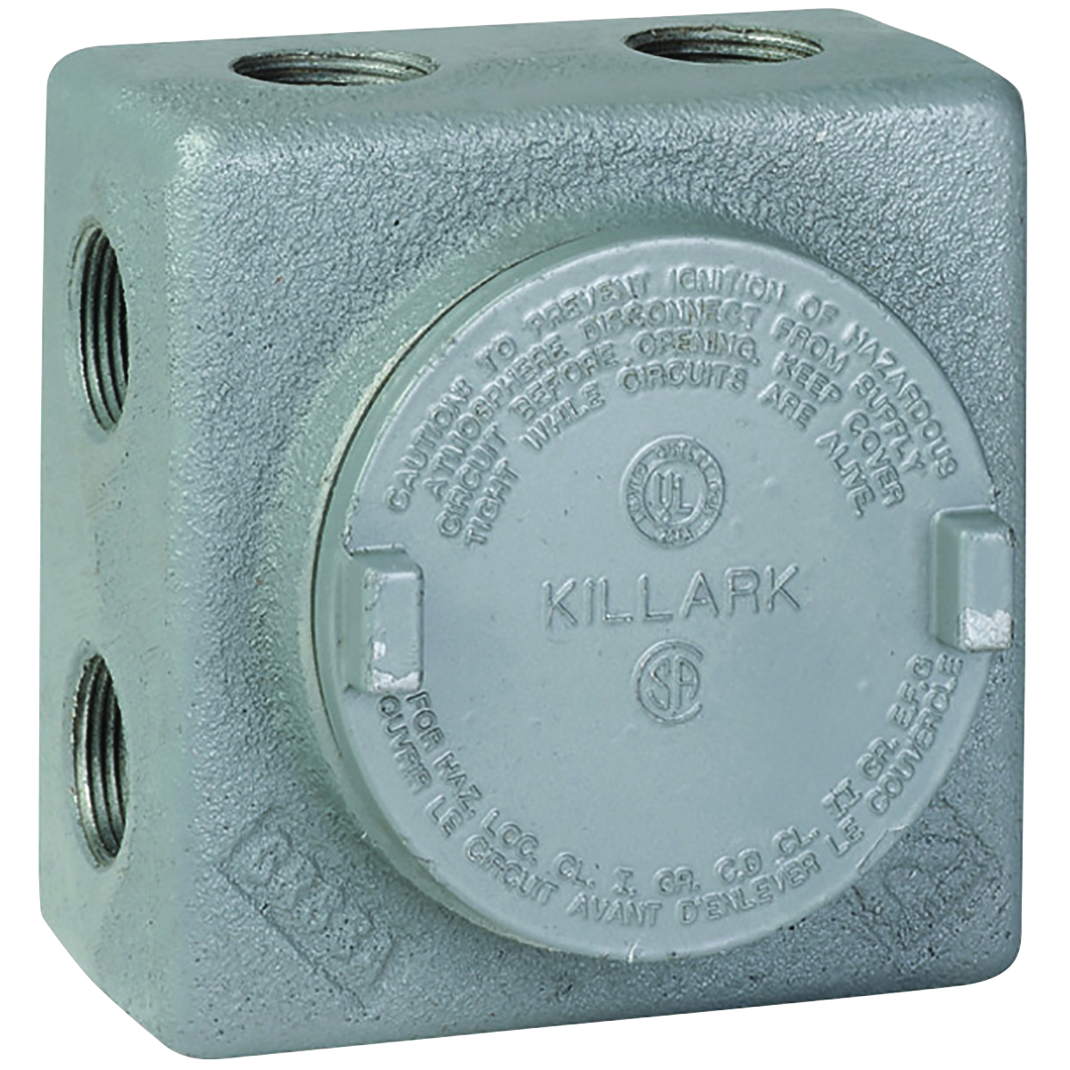GRSSA-2 GR Series Outlet Body, 3/4 in Hub, 20 cu-in Capacity, Copper Free Aluminum