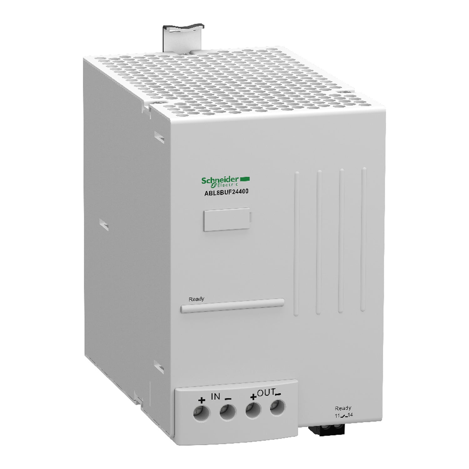 ABL8BUF24400 Phaseo Regulated Switch Mode Power Supply Buffer Module, 0.25 V DC Nominal Mode, 1 V DC Buffer Mode Input, 15 W Power Rating, 40 A, DIN Rail Mount