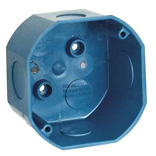 A615D Carlon ENT Flexible Raceway Non-Metallic Octagon Ceiling Box, 20.5 cu-in