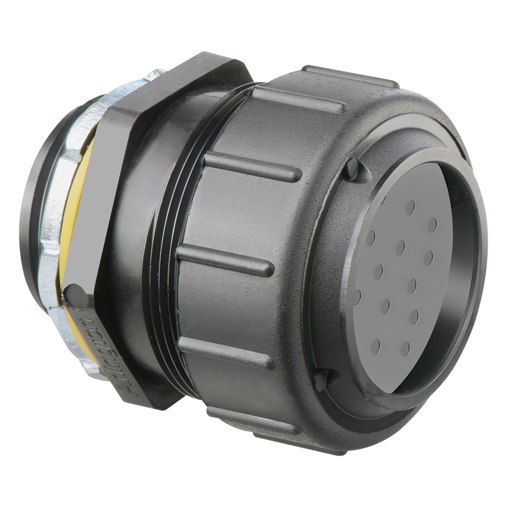 NMPV125 Straight Cord Grip, 1-1/4 in Trade, 0.225 to 0.255 in Cable Openings, Die Cast Zinc/Plastic/Polyethylene