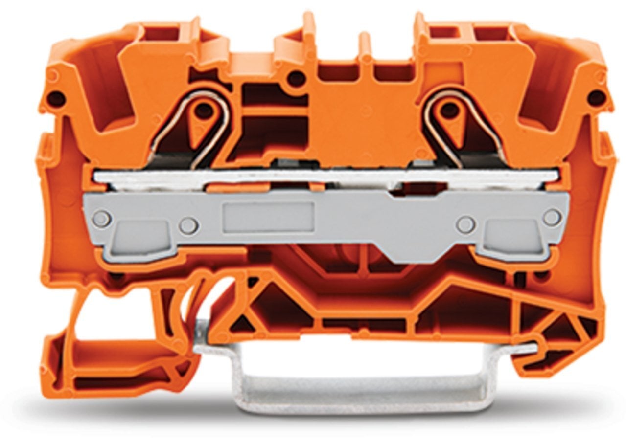 2006-1202 Operating Tool Conductor Terminal Block, 800 V, 41 A, 20 to 8 AWG Wire, 1 Poles, DIN Rail Mount