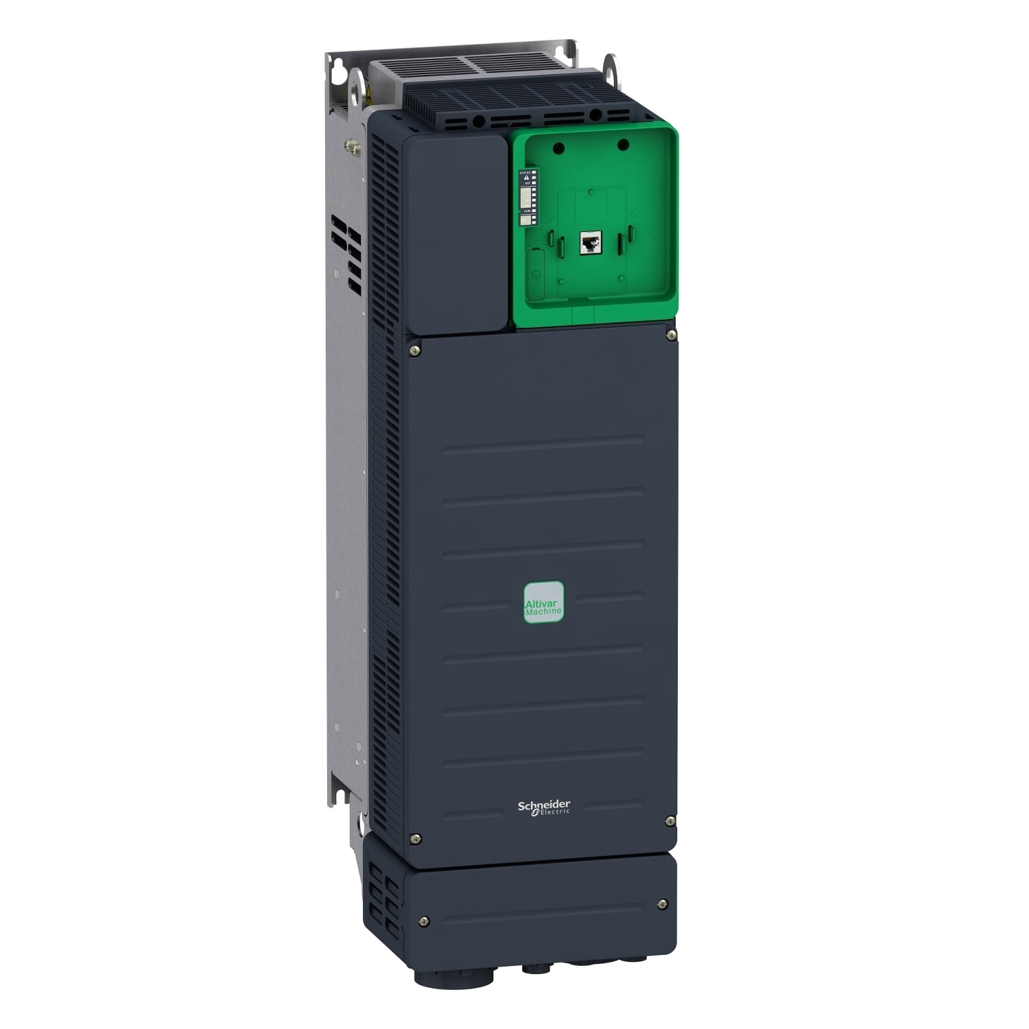 ATV340D37N4E Altivar 3-Phase Variable Speed Drive, 400 V, 74.5 A Heavy Duty/88 A Normal Duty, 50 hp Heavy Duty, 60 hp Normal Duty, 8.39 in W x 10.31 in D