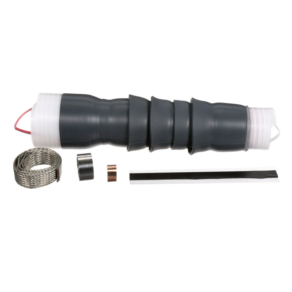 7000140717 QT-III 7650-S-HSG Cold Shrink Termination Kit, For Use With Longitudinally Corrugated, Tape Shield and Wire Over Tape Shield Power Cable, Silicone Rubber